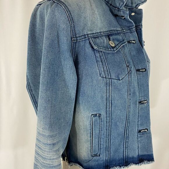 Soho New York & Company Denim Cropped Jacket - Picture 8 of 10